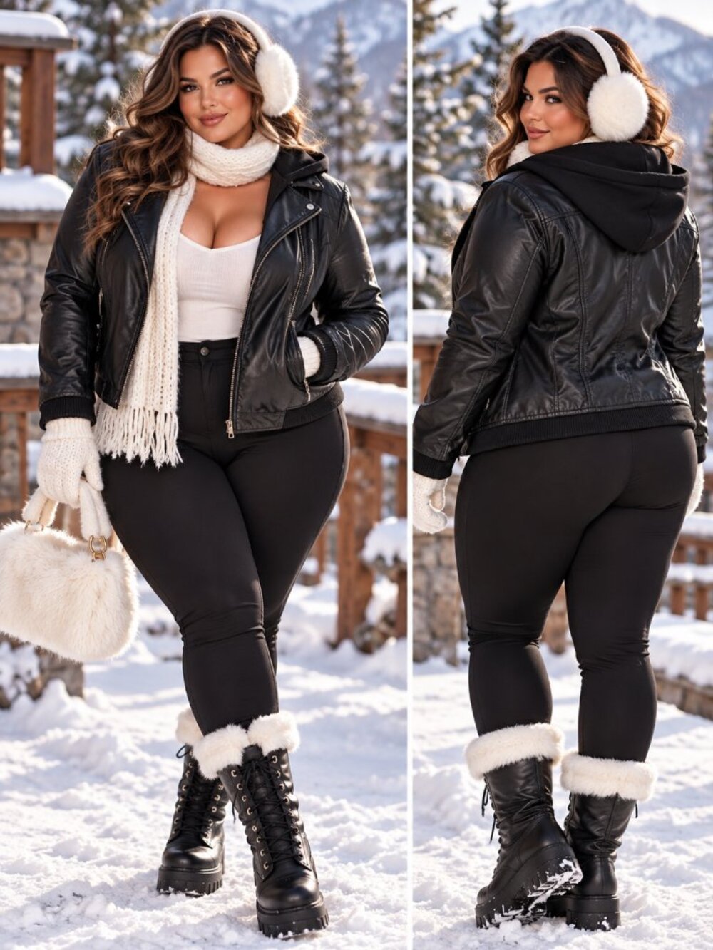 Torrid Black Vegan Leather Mixed Media Hooded Moto Jacket Size 0 Plus
